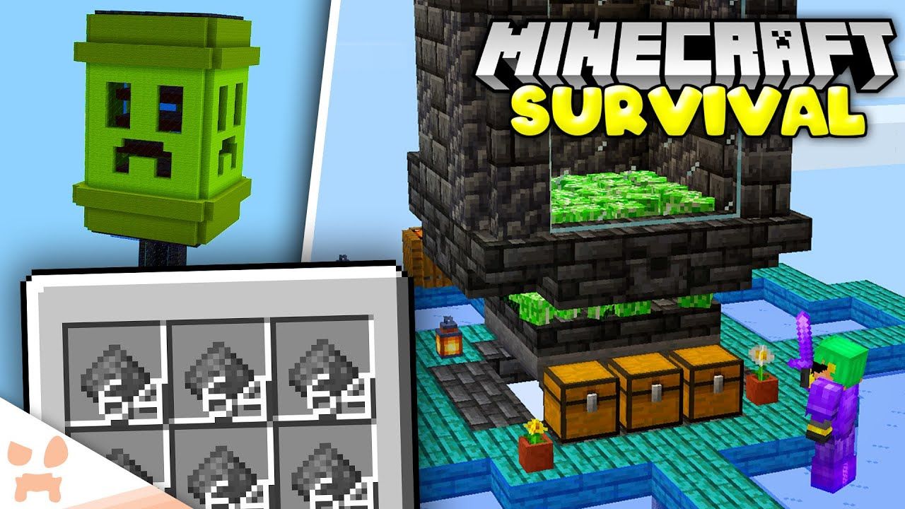 12 I Made An Ultimate Creeper Farm Minecraft Survival Series 12 I Made An Ultimate Creeper Farm Minecraft Survival Series