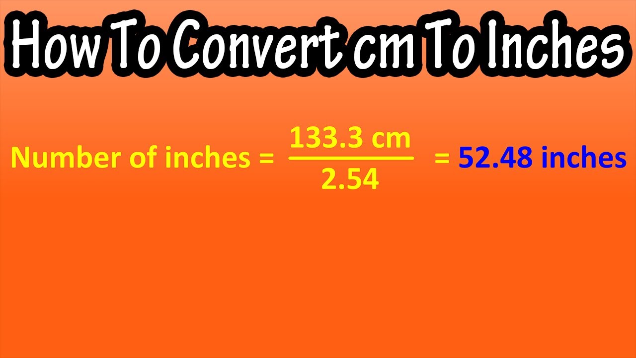 63 Cm To In How To Convert 63 Centimeters To Inches 63 Cm To In How To Convert 63 Centimeters To Inches
