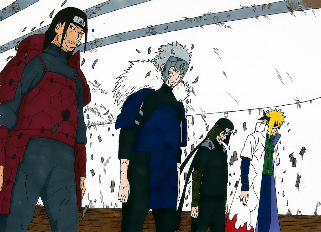 All Hokages From Right To Left Hashirama Tobirama Sarutobi Minato All Hokages From Right To Left Hashirama Tobirama Sarutobi Minato