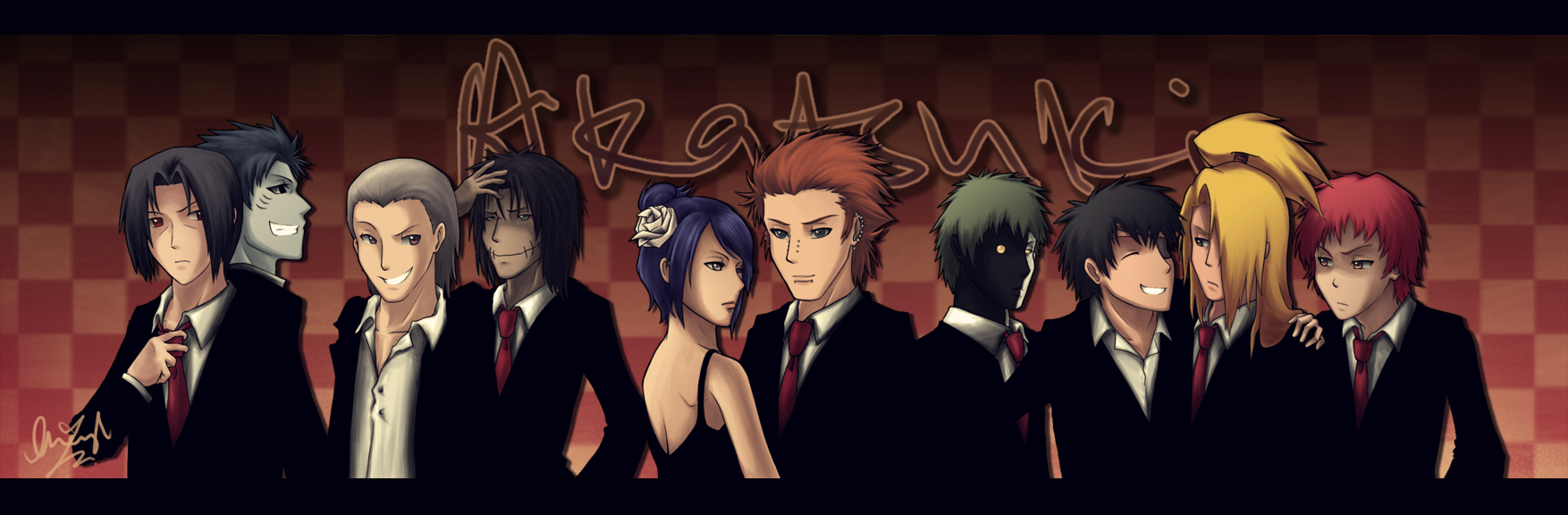 All Of Akatsuki By Cherlye On Deviantart All Of Akatsuki By Cherlye On Deviantart