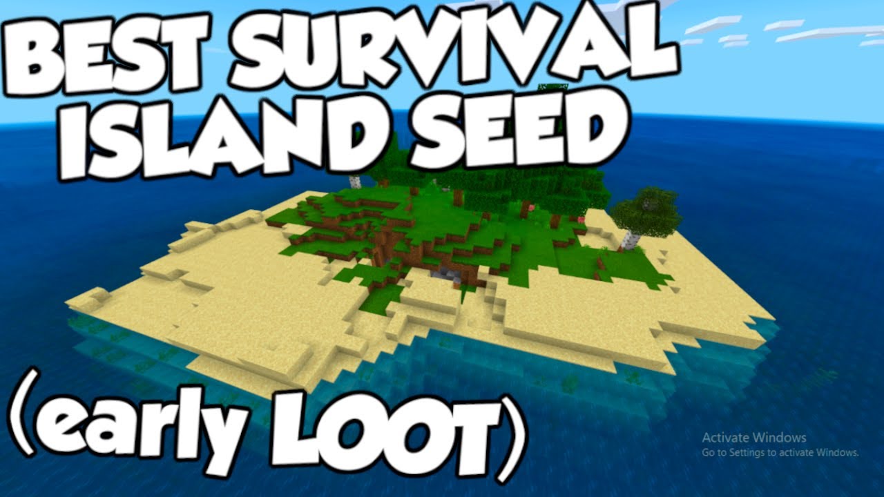 Big Survival Island Seed Minecraft Pe Bedrock Seeds Big Survival Island Seed Minecraft Pe Bedrock Seeds