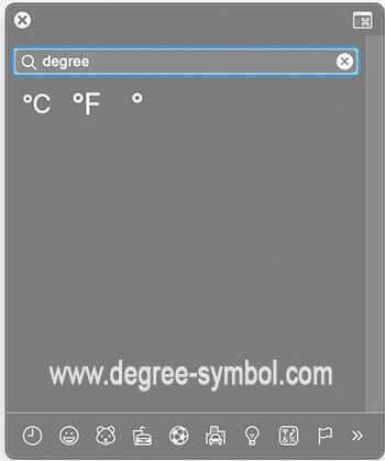 How to Type Degree Symbol on Mac Easily