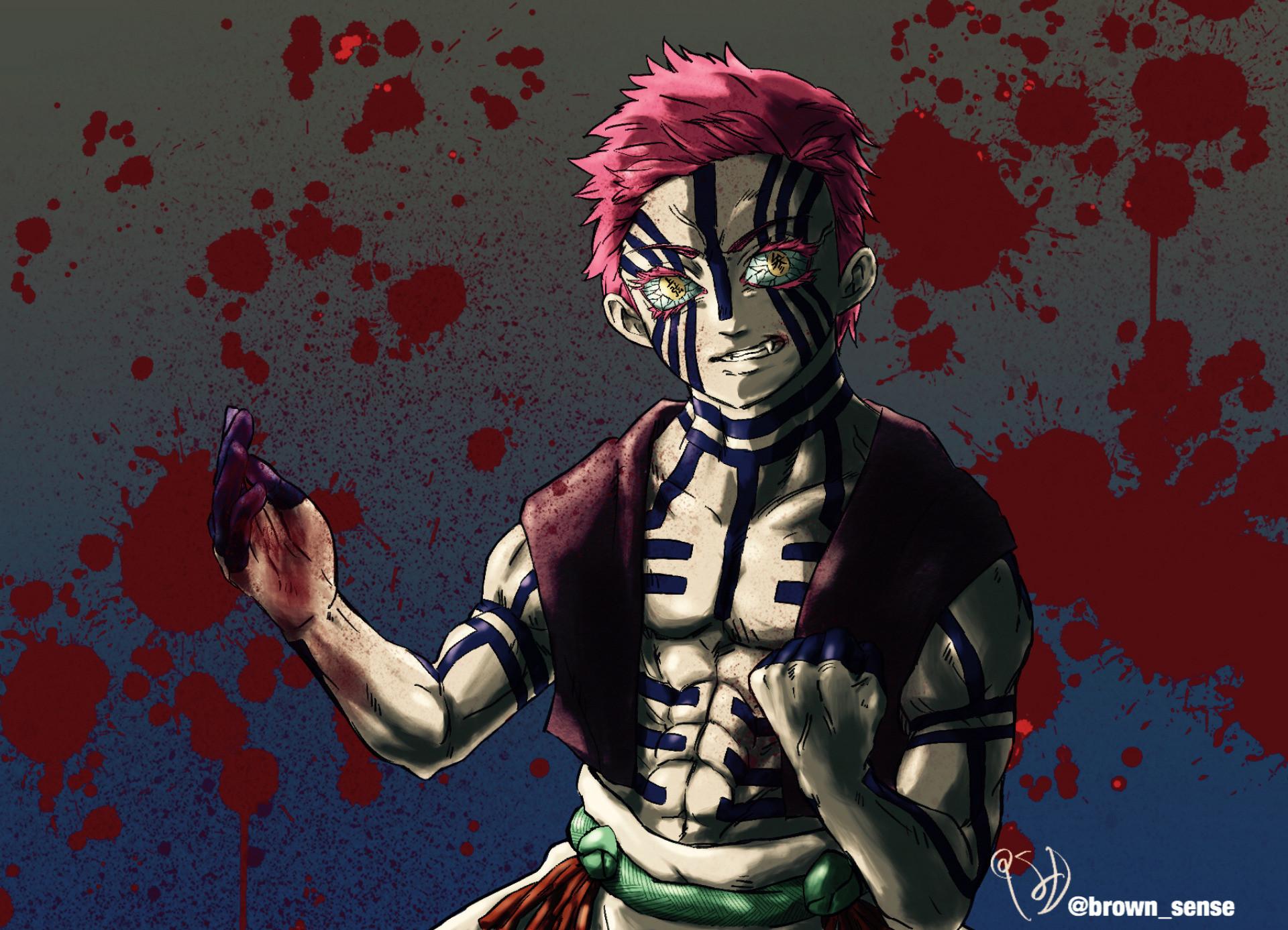 Demon Slayer Akaza Hd Wallpaper Download Demon Slayer Akaza Hd Wallpaper Download