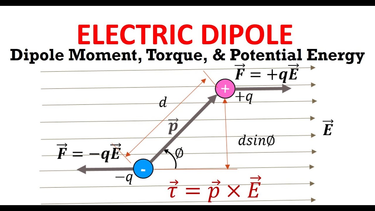 Electric Field Of A Dipole Youtube Electric Field Of A Dipole Youtube