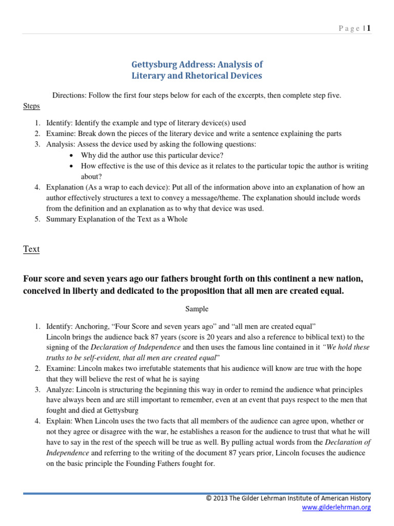 Gettysburg Address Rhetorical Analysis 504 Words Nerdyseal Gettysburg Address Rhetorical Analysis 504 Words Nerdyseal