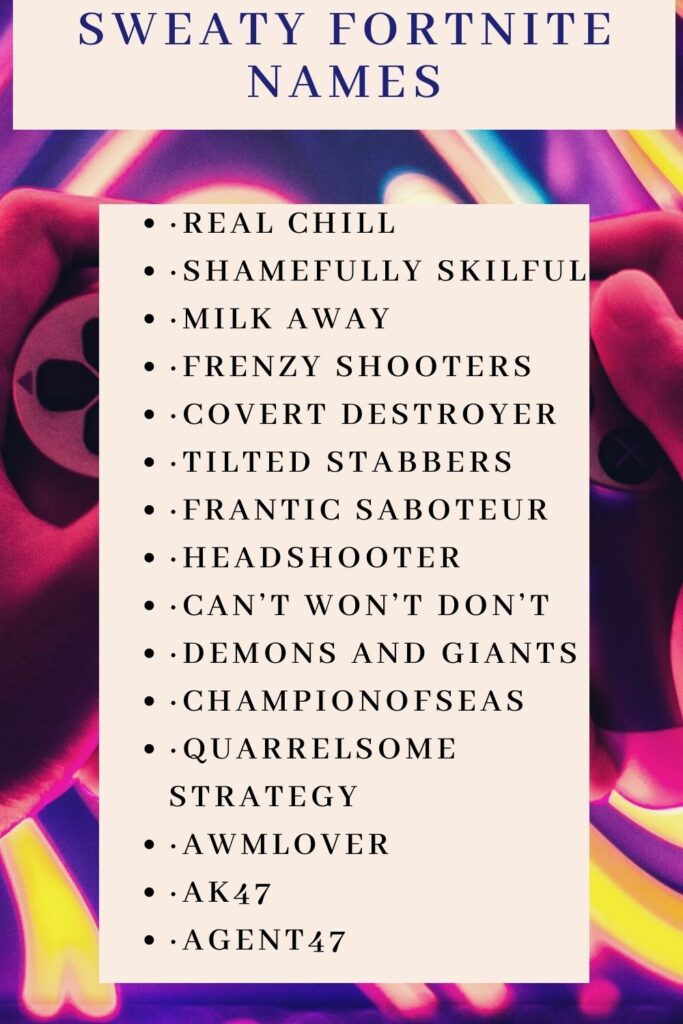 Good Fortnite Names: Creative Ideas to Stand Out
