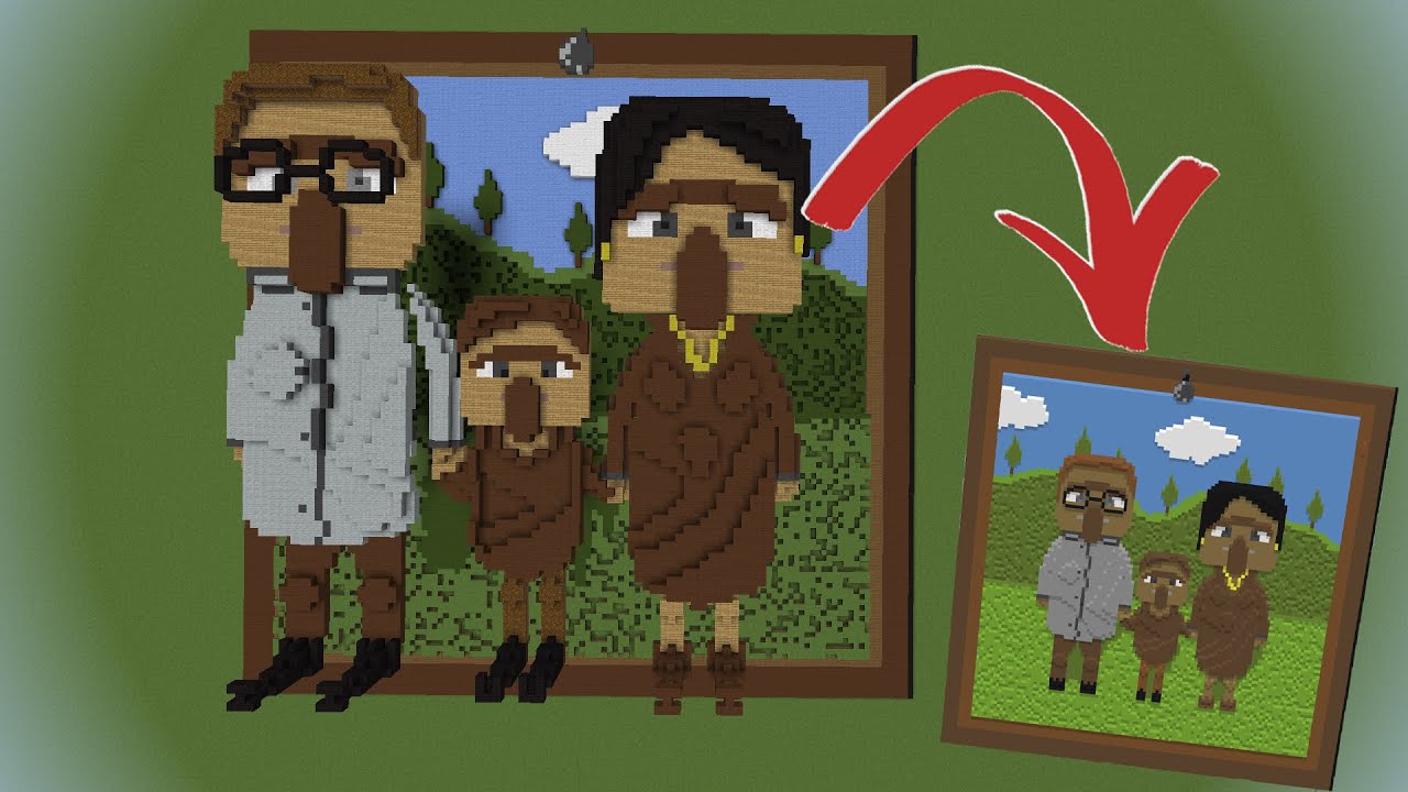 How To Make Custom Paintings In Minecraft Without Mods 1 14 Youtube How To Make Custom Paintings In Minecraft Without Mods 1 14 Youtube