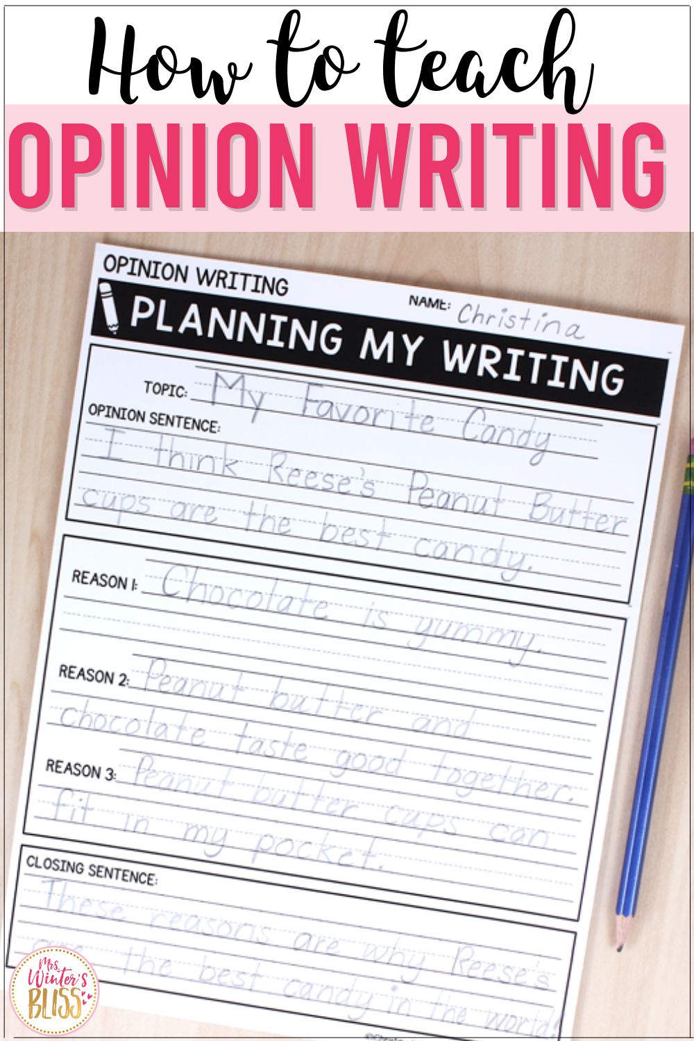 How To Teach Opinion Writing How To Teach Opinion Writing