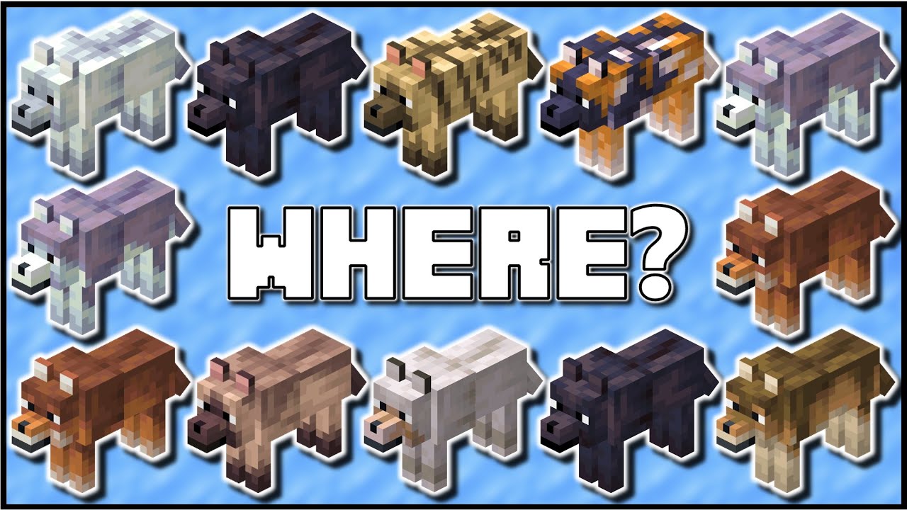 Complete Guide to All Minecraft Dog Variants