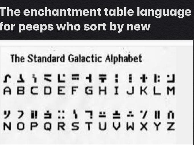 Minecraft Enchanting Table Language Elcho Table Minecraft Enchanting Table Language Elcho Table
