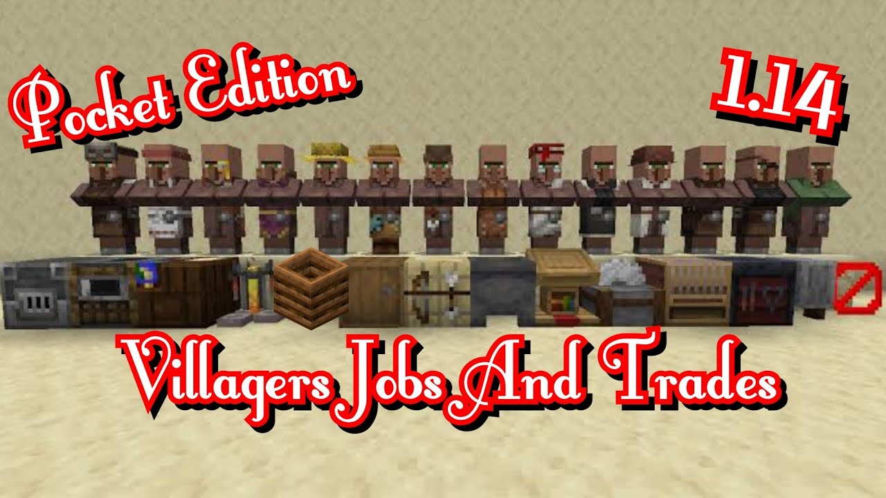 Minecraft Villagers Jobs Explained Types Job Site Blocks How To Minecraft Villagers Jobs Explained Types Job Site Blocks How To