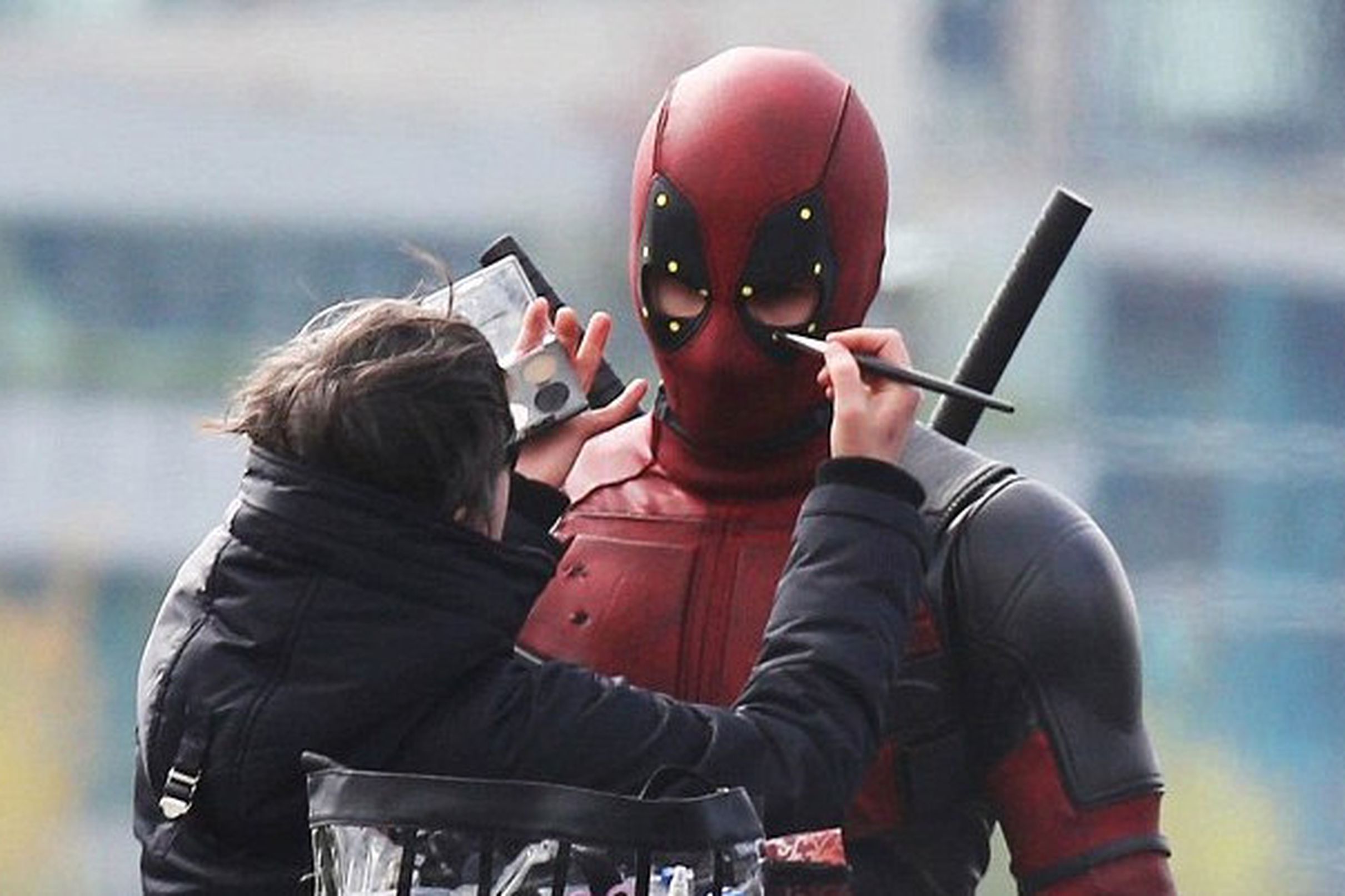 Our First Look At Ryan Reynolds Deadpool With His Mask Off The Verge Our First Look At Ryan Reynolds Deadpool With His Mask Off The Verge