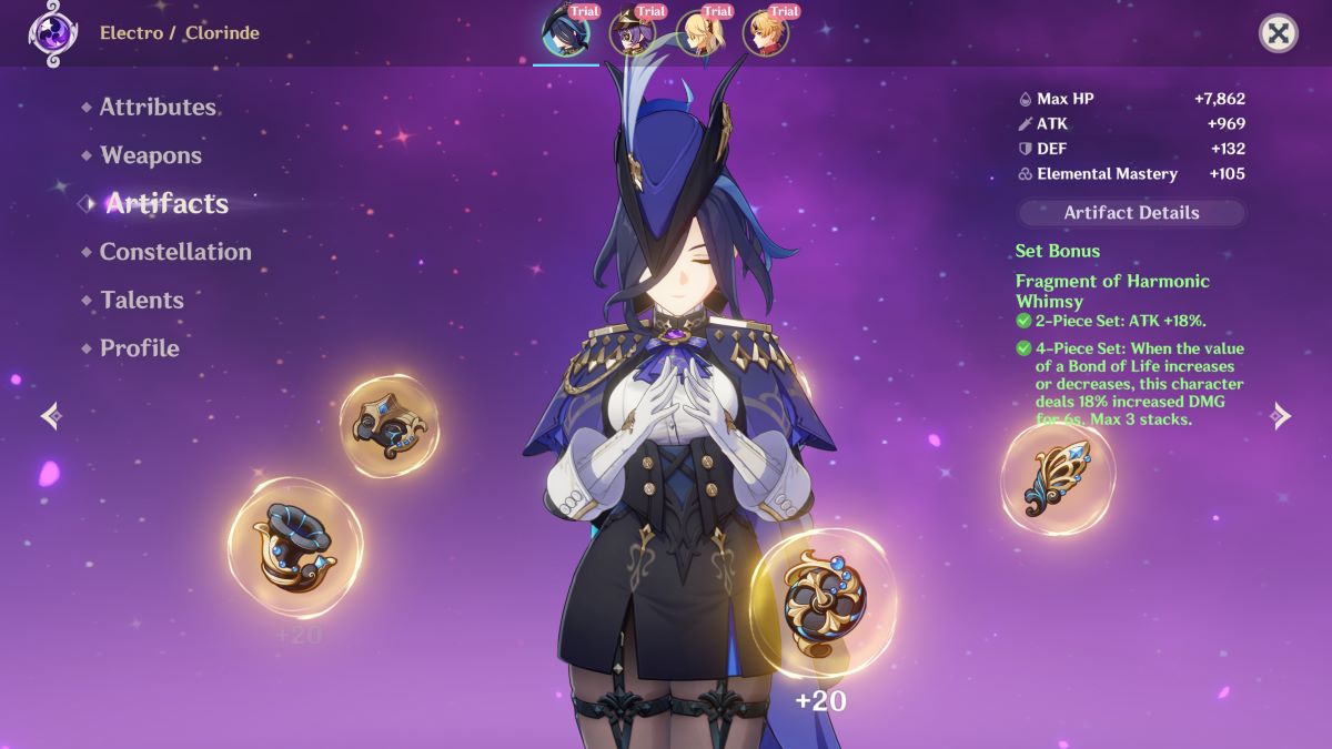 Potential Clorinde Artifact Or Classic Genshin Impact Artifact Grind Potential Clorinde Artifact Or Classic Genshin Impact Artifact Grind
