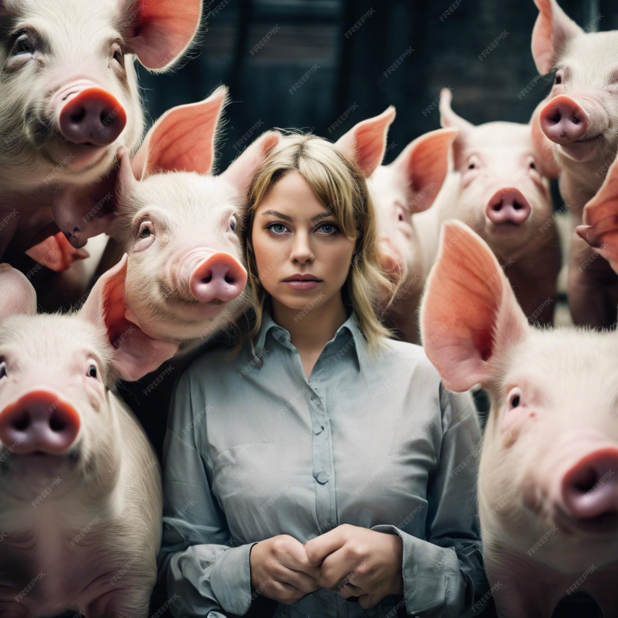 Premium Photo Exploring The Anthropomorphic Fusion Human Pig Hybrids Premium Photo Exploring The Anthropomorphic Fusion Human Pig Hybrids