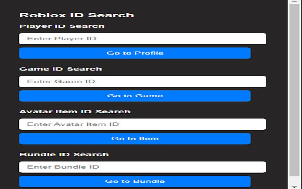 Roblox Id Search For Google Chrome Extension Download Roblox Id Search For Google Chrome Extension Download