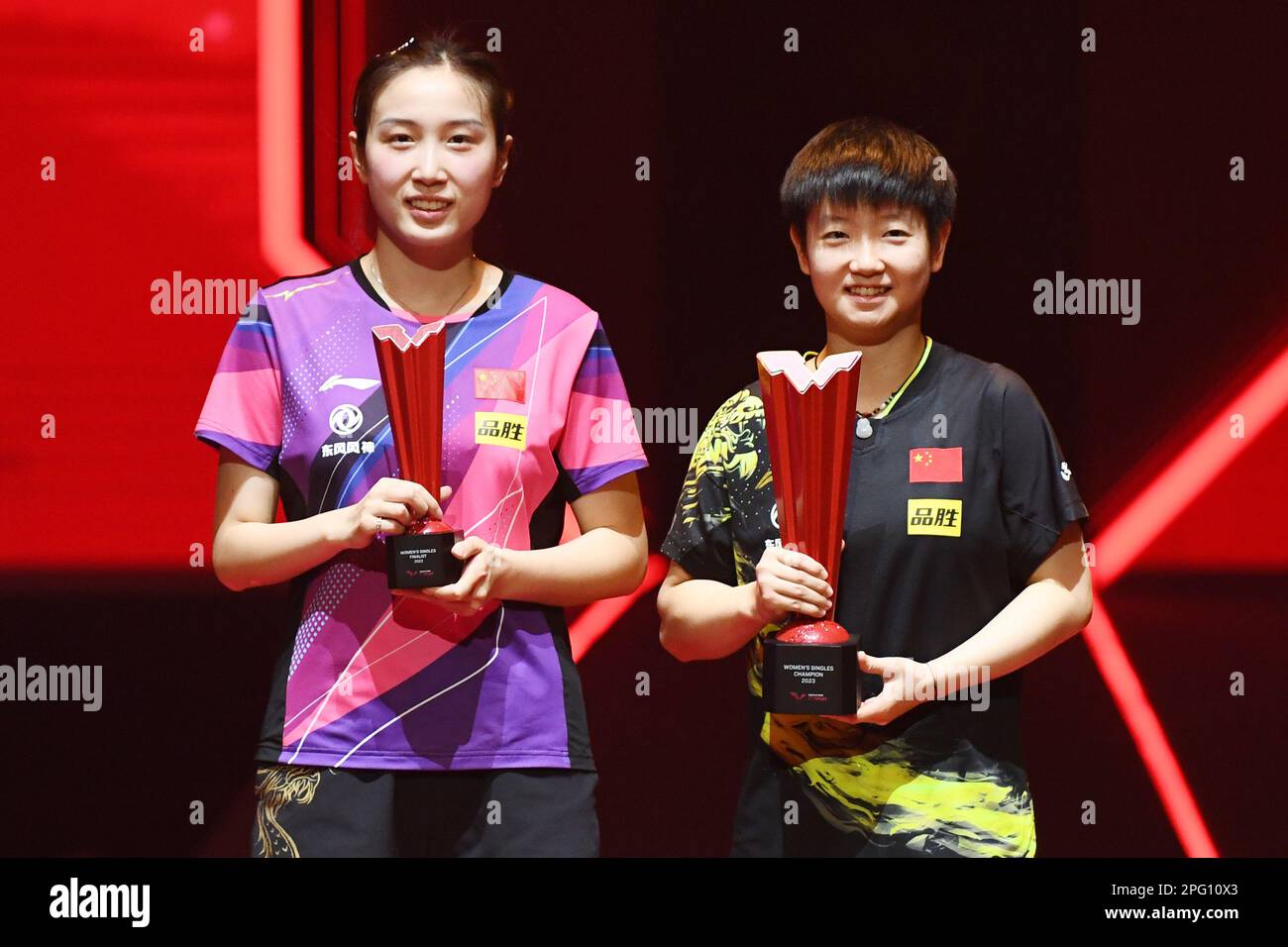 Singapore Singapore 19Th Mar 2023 Qian Tianyi Chn Table Tennis Singapore Singapore 19Th Mar 2023 Qian Tianyi Chn Table Tennis