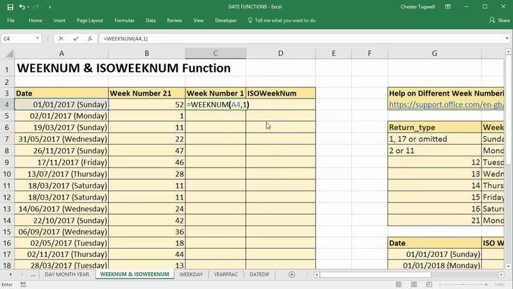 Use Excel To Convert Date To Week Number Using Weeknum And Isoweeknum Use Excel To Convert Date To Week Number Using Weeknum And Isoweeknum